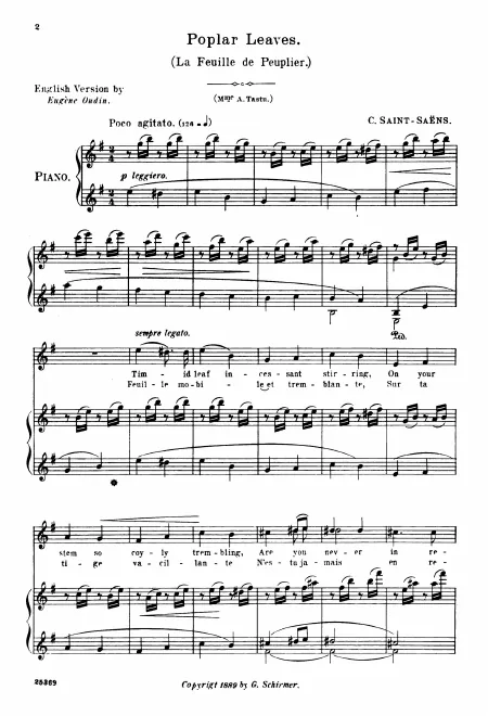 First page of Fifteen Songs