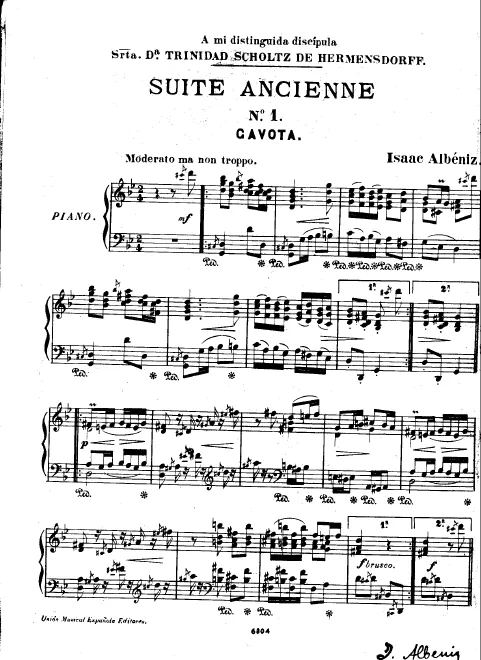 First page of Suite Ancienne No.1