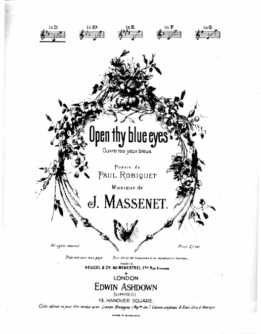 First page of Poëme d'amour