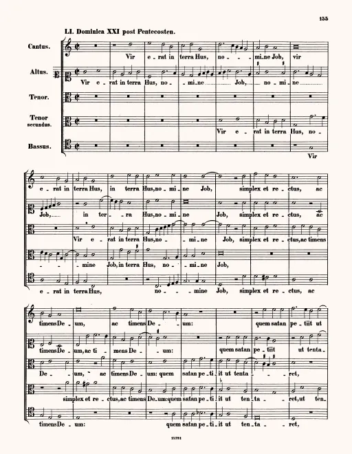First page of Vir erat in terra Hus