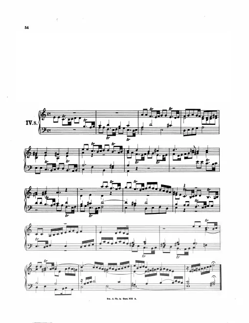 First page of Magnificat Fugue