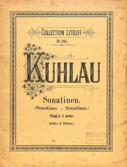 First page of 3 Sonatinas