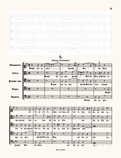 First page of Kompt her zu mir