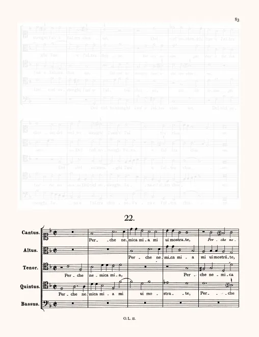 First page of Perchè nemica mia mi vi mostrate