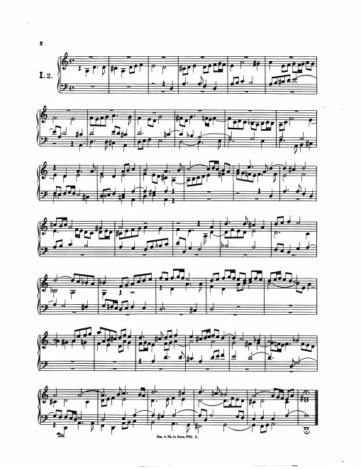 First page of Magnificat Fugue