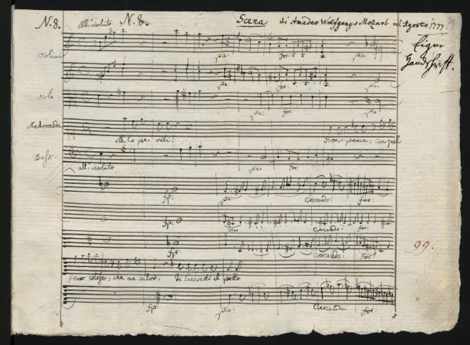 First page of Ah, lo previdi