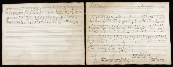 First page of Solitudini amene bersaglio d'empia sorte
