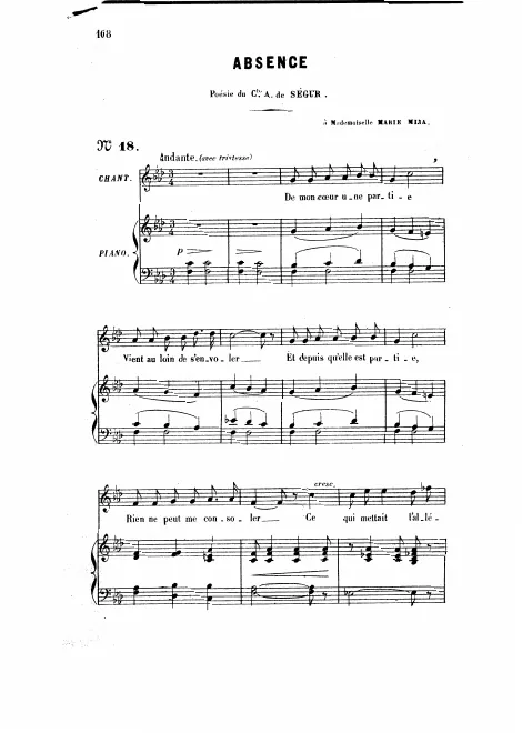 First page of Absence