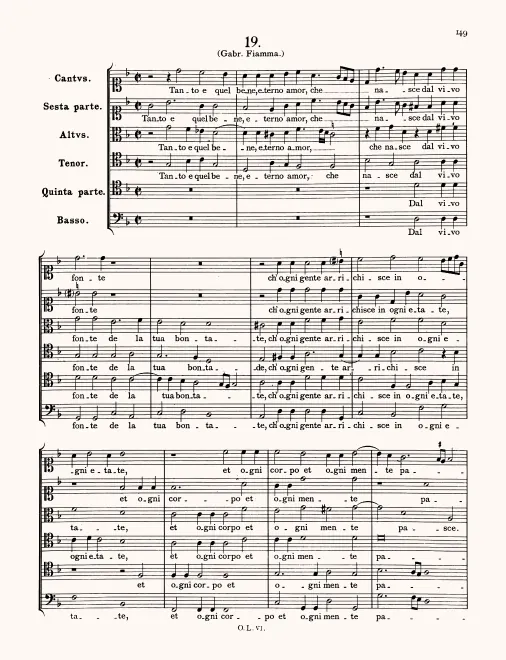 First page of Tanto e quel ben
