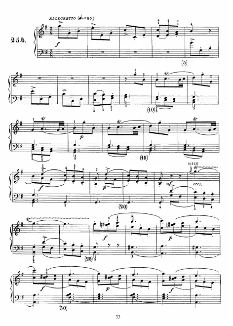 First page of Keyboard Sonata in G major