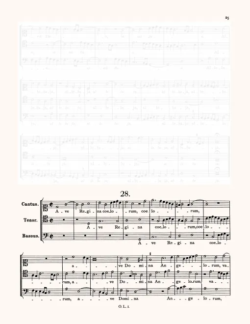 First page of Ave regina caelorum