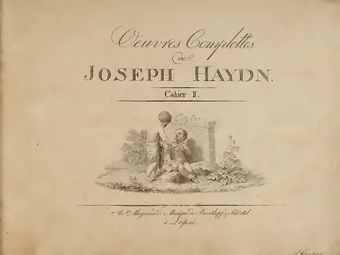First page of Capriccio in G major, Hob.XVII:1