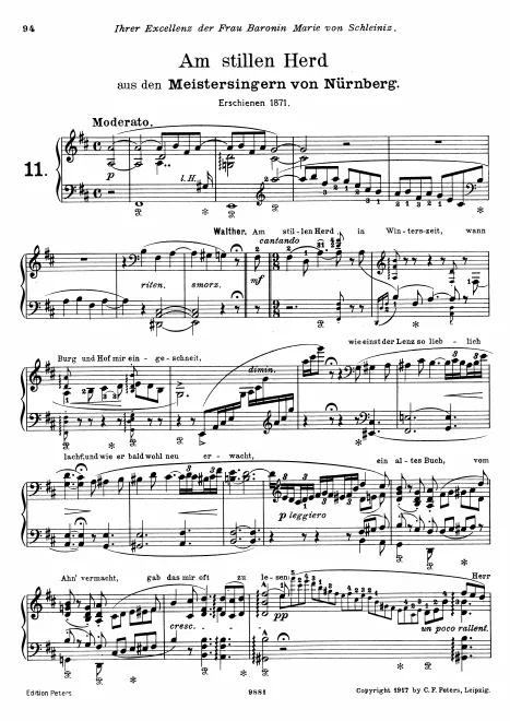 First page of Am stillen Herd