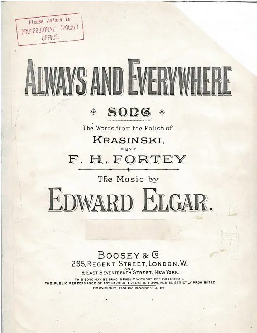 First page of Always and Everywhere