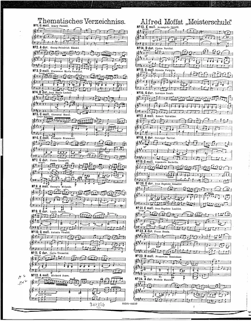 First page of Violin Sonata in A minor