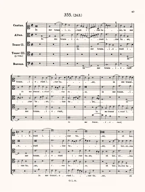 First page of In me transierunt
