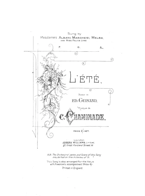 First page of L'été