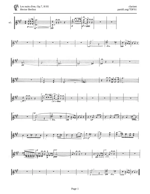 Clarinet in A