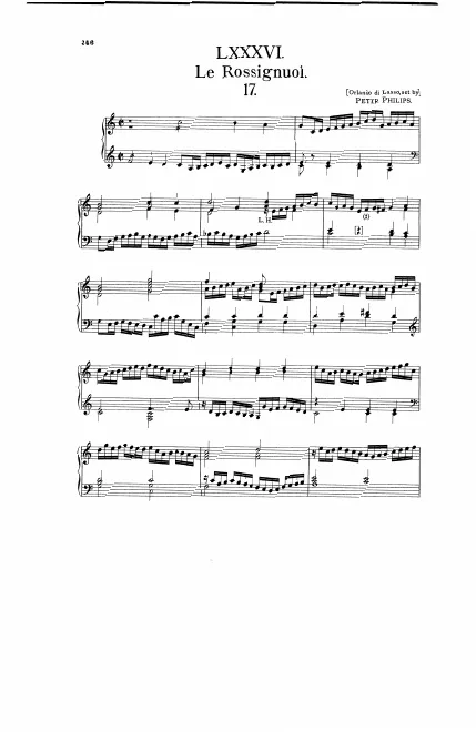 First page of Le rossignol plaisant et gratieux