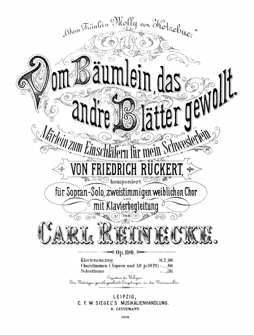 First page of Vom Bäumlein, das and're Blätter gewollt