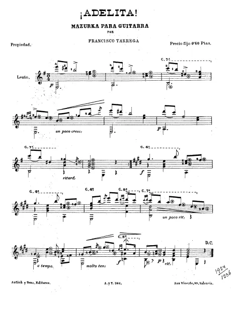 First page of ¡Adelita!