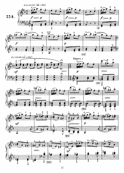 First page of Keyboard Sonata in D major
