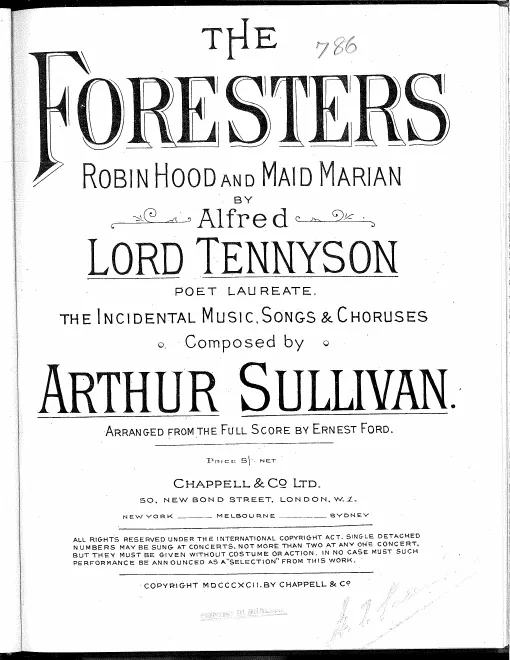 First page of The Foresters