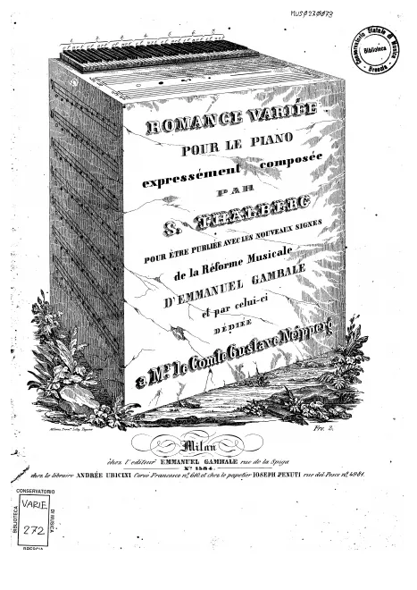 First page of Romance variée in A flat major