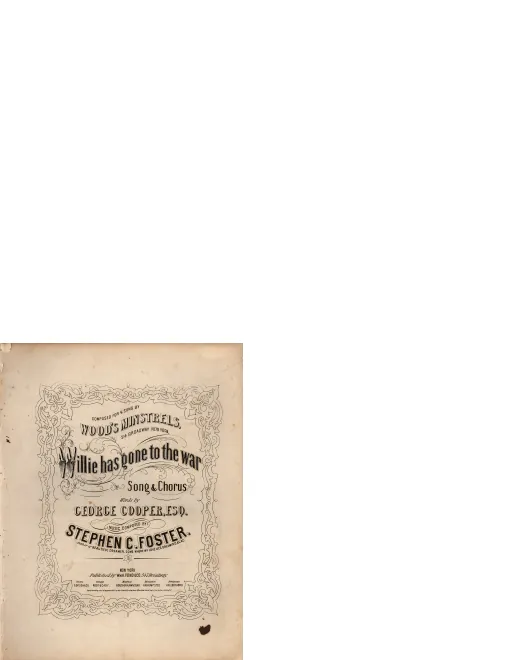 First page of Willie Has Gone To The War