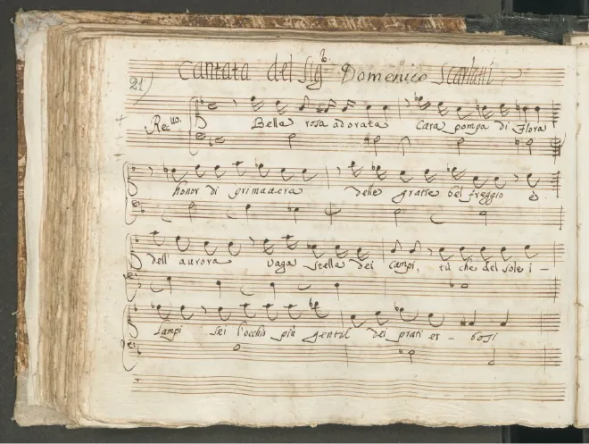 First page of Bella rosa adorata ; La rosa
