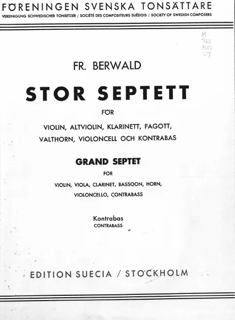 First page of Grand Septet