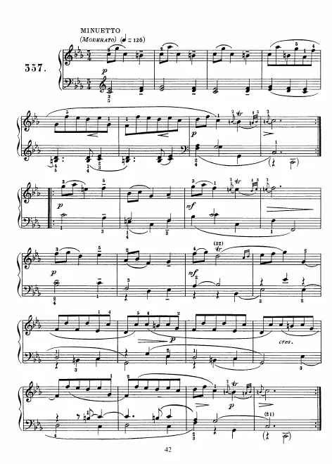 First page of Keyboard Sonata in C minor
