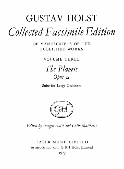 First page of Collected Facsimile Edition