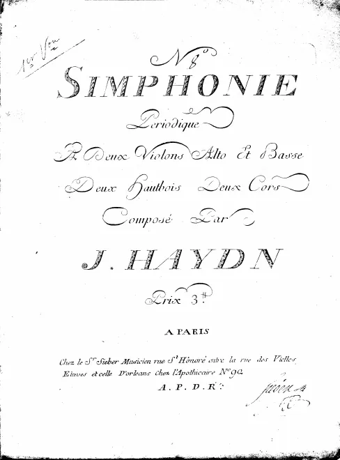First page of Symphony No.67 in F major