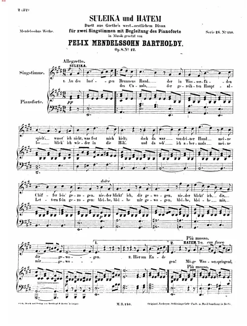 First page of 3 Songs