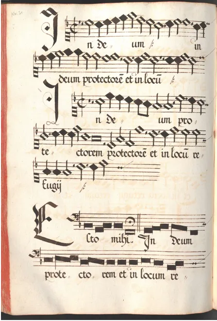 First page of Officium in Quinquagesima