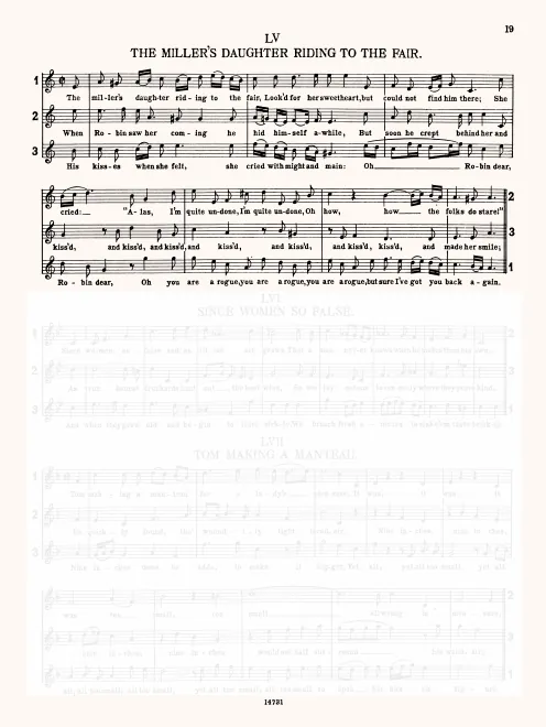First page of The Miller's Daughter Riding