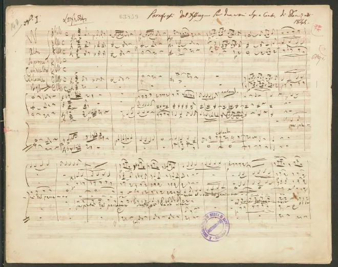First page of Parafrasi del Christus