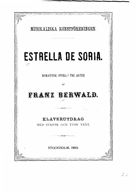 First page of Estrella de Soria
