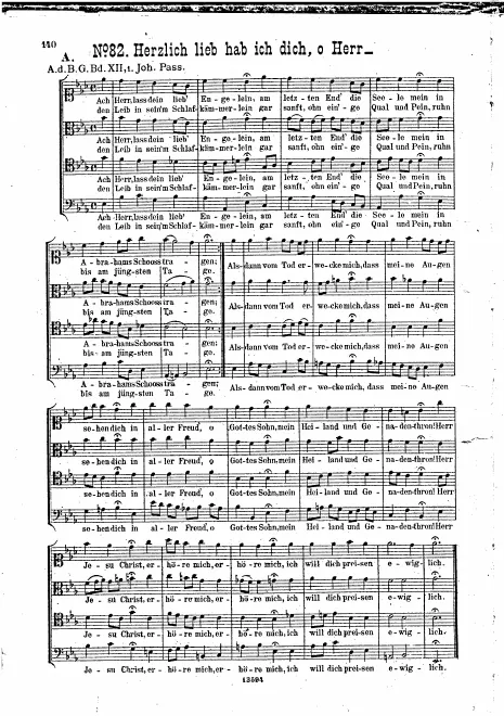 Chorale: 'Ach Herr, laß dein lieb Engelein'