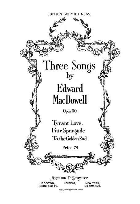 First page of 3 Songs
