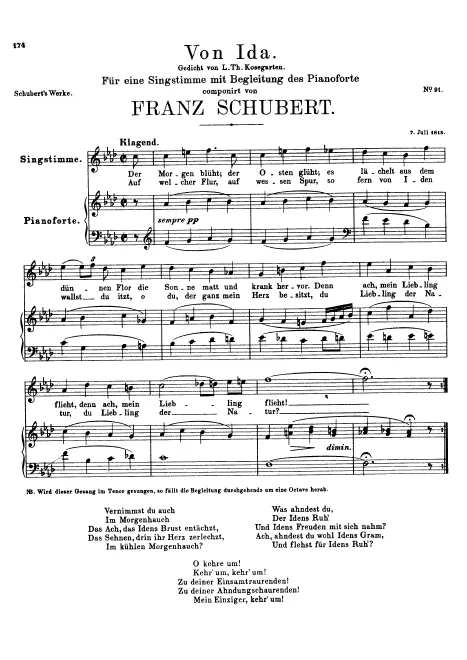 First page of Von Ida