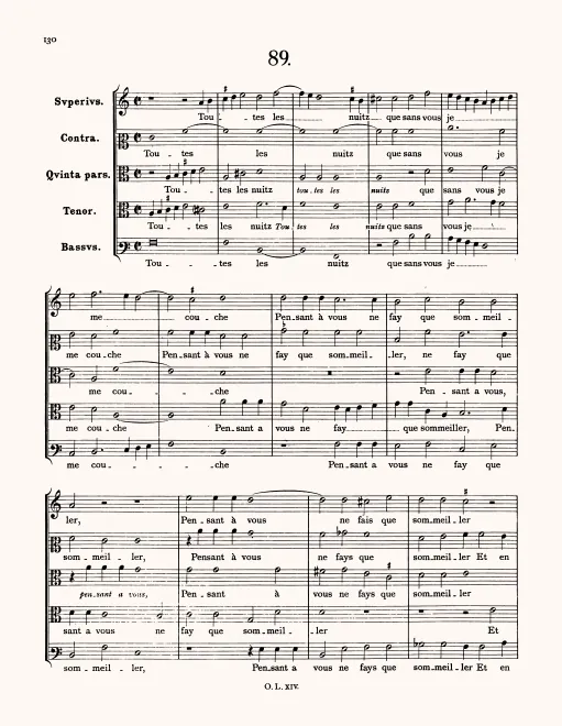 First page of Toutes les nuits
