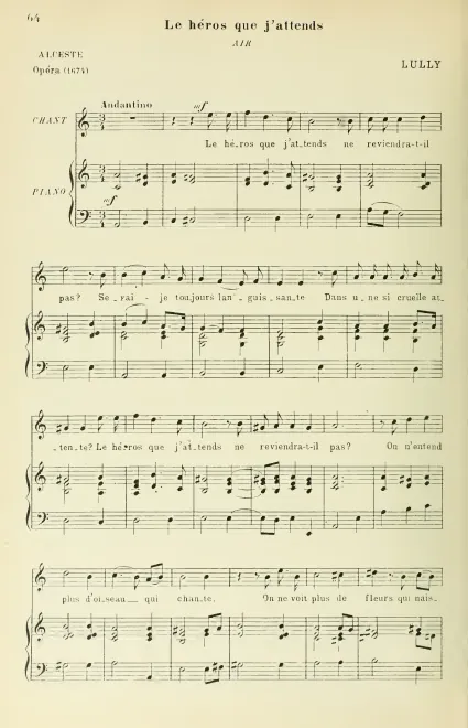 First page of Alceste