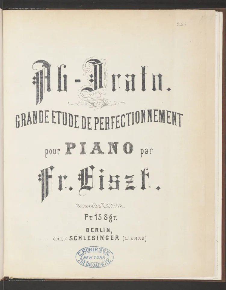 First page of Ab irato