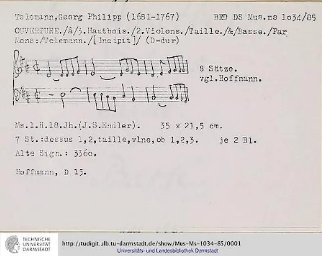 First page of Ouverture-Suite