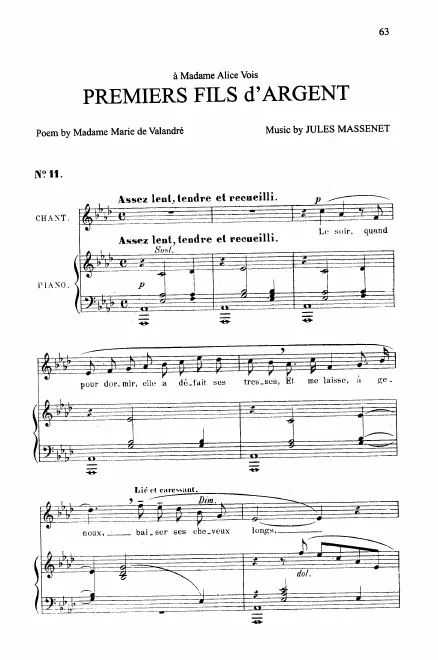 First page of Premiers fils d'argent