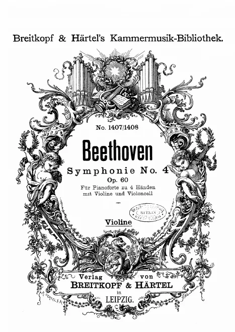 First page of Symphony No.4
