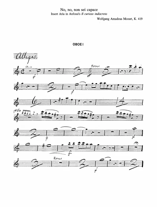 First page of No, no, che non sei capace