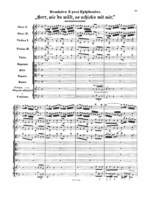 First page of Herr, wie du willt, so schick’s mit mir